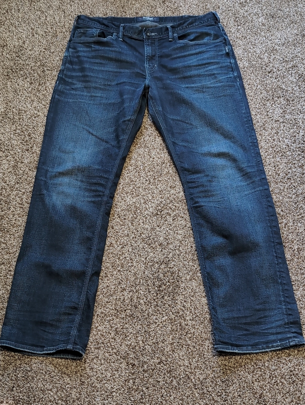 Silver Jeans Grayson Relaxed Straight Leg Stretch Denim Size 36x34 Men's